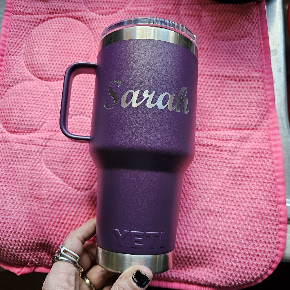 Purple Sarah Yeti 30oz